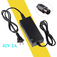 SẠC 42V 2A SẠC PIN XE CÂN BẰNG 36V 2 bánh jack tròn 3 chấu