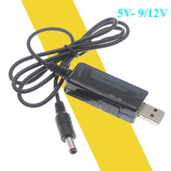 Cáp USB chuyển đổi điện áp 5V sang 9V 12V