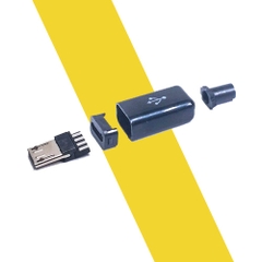 Đầu Jack cắm Micro usb đực kèm vỏ