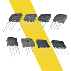 Diode cầu chỉnh lưu dẹp 1A 2A 3A 4A 5A 6A 8A 10A 15A 25A 35A 1000V