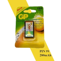 Pin vuông sạc 9V 290 mAh