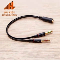 Jack gộp 2 cổng 3.5mm (Microphone + Audio) thành 1