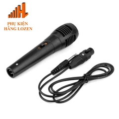 Mic có dây DYNAMIC hát Karaoke Jack 6.5mm nhỏ gọn dùng cho loa Bluetooth, loa kéo