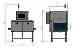 UNX6030N Hệ thống kiểm tra Xray trong ngành thực phẩm