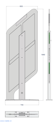 Cổng an ninh RFID cao cấp