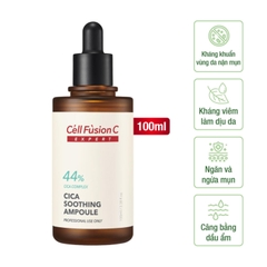 Ampoule ngăn ngừa mụn, làm dịu da 100ml - Cell Fusion C Expert Cica Soothing Ampoule