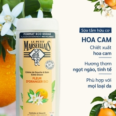 Sữa tắm 92% hữu cơ LE PETIT MARSEILLAIS 650ml