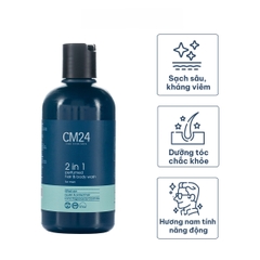 Sữa Tắm Nam 2in1 CM24 Hương Nước Hoa 180ML