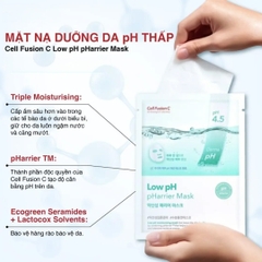 Mặt Nạ Dưỡng Da pH Thấp Cell Fusion C Low Ph pHarrier