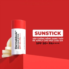 Sáp chống nắng Dermablock Mild Sun Stick SPF50+