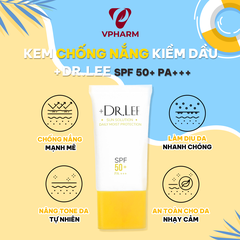 Kem chống nắng, dưỡng ẩm +Dr.Lee Sun Solution Daily Moist Protection SPF 50+ và PA+++