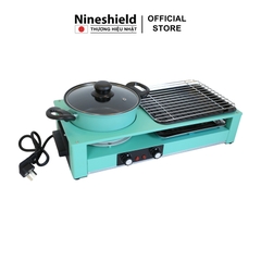 Bếp Lẩu Nướng Đa Năng 2 Trong 1 Nineshield KB-303