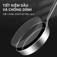 CHẢO CHỐNG DÍNH INOX BLACKCUBE SIZE 28CM MK251