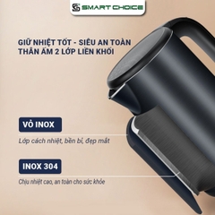 Ấm Siêu Tốc Điện SMARTCHOICE SCG-K005 1.8L