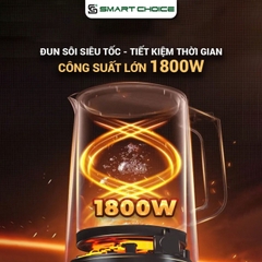 Ấm Siêu Tốc Điện SMARTCHOICE SCG-K005 1.8L