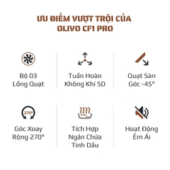 Quạt Tuần Hoàn Không Khí OLIVO CF1