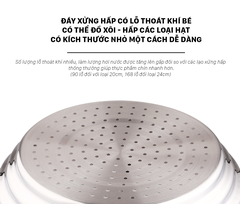 Xửng Hấp Inox 304 Thông Minh Kalpen