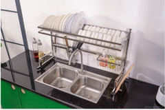 Kệ Bát Inox Trên Bồn Rửa Kalpen