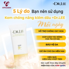 Kem chống nắng, dưỡng ẩm +Dr.Lee Sun Solution Daily Moist Protection SPF 50+ và PA+++