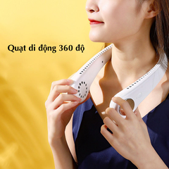 GGVN - Quạt đeo cổ 360 độ