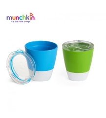 BỘ 2 CỐC CÓ NẮP MUNCHKIN (XANH LÁ-XANH LƠ)