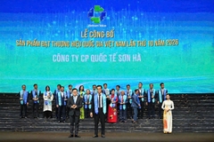 Thương hiệu quốc gia Việt Nam 2026 vinh danh 5 sản phẩm Sơn Hà