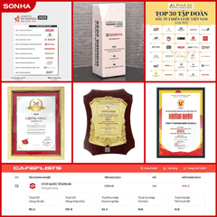 TẬP ĐOÀN SƠN HÀ GHI DẤU VỚI NHIỀU GIẢI THƯỞNG UY TÍN TRONG NĂM 2025