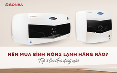Nên mua bình nóng lạnh hãng nào cho gia đình? Top 3 lựa chọn đáng mua 