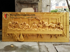Tranh Phù Điêu Tiệc Ly Gỗ Pơmu