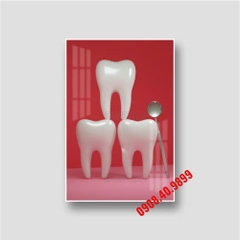 Tranh nha khoa 3D thiết kế hiện đại mới - MS04