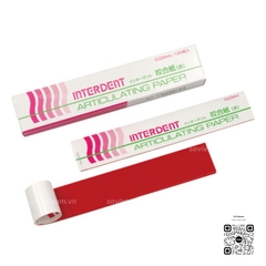 Giấy cắn Interdent (Articulating Paper) Nhật Bản
