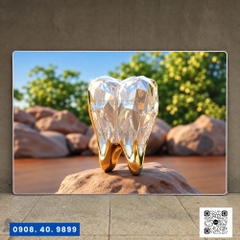 Tranh nha khoa 3D thiết kế hiện đại mới - MS15