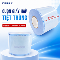 Túi Ép Tiệt Trùng Cuộn Dẹp 200mm x 200m – Chính Hãng, Giá Tốt (túi hấp tiệt trùng)