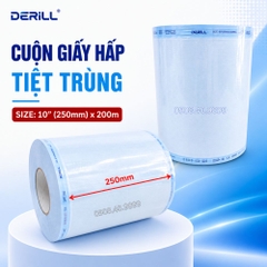 Túi Ép Tiệt Trùng Cuộn Dẹp 250mm x 200m – Chính Hãng, Giá Tốt (túi hấp tiệt trùng)