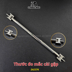 Thước Đo Mắc Cài Gập SA Medical (Mã: SA2376) – Dụng Cụ Niềng Răng Chỉnh Nha Chính Xác