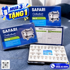 Mắc Cài Kim Loại Tự Khóa SAFARI Pro II – Giải Pháp Chỉnh Nha Tối Ưu, Hiệu Quả; An Toàn
