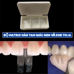 Bộ matrix hàn tam giác đen và khe thưa (matric)