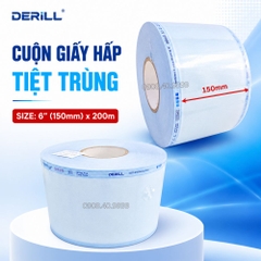 Túi Ép Tiệt Trùng Cuộn Dẹp 150mm x 200m – Chính Hãng, Giá Tốt (túi hấp tiệt trùng)