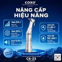 [C6-23]Tay Khoan Cắm Implant Không Đèn Coxo C6-23 (20:1) – Nâng Cấp Toàn Diện, Bền Bỉ & Chính Xác