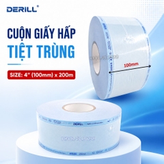 Túi Ép Tiệt Trùng Cuộn Dẹp 100mm x 200m – Chính Hãng, Giá Tốt (túi hấp tiệt trùng)