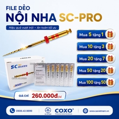 File máy nội nha SC-Pro ( file dẻo nội nha Soco) - MUA 5 TẶNG 1