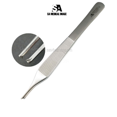 Kẹp phẫu tích Adson có mấu 15cm SA Medical ( thép Đức)