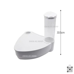 Khay đựng khăn giấy, cốc nước, để đồ 3in1 nha khoa