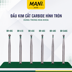 Mũi Khoan Kim Cương MANI BR Xanh lá Nhật Bản – Vỉ 5 Mũi