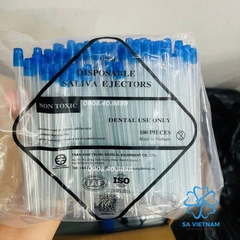 Ống hút nước bọt Việt Nam (Gói 100 cái)