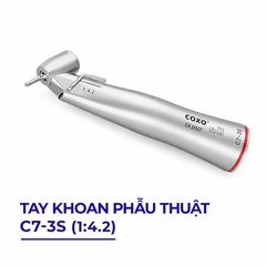 Tay Khoan Phẫu Thuật COXO C7-3S Góc Nghiêng 45° Có Đèn LED (Tăng Tốc 1:4.2)