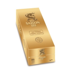 Thùng bia Sài Gòn Gold 330ml*18