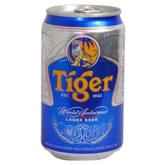 Bia Tiger lon xanh 330ml