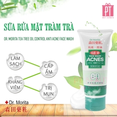 Sữa Rửa Mặt Tràm Trà Dr. Morita Tea Tree Oil Control Anti Acne Face Wash