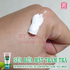 Sữa Rửa Mặt Tràm Trà Dr. Morita Tea Tree Oil Control Anti Acne Face Wash